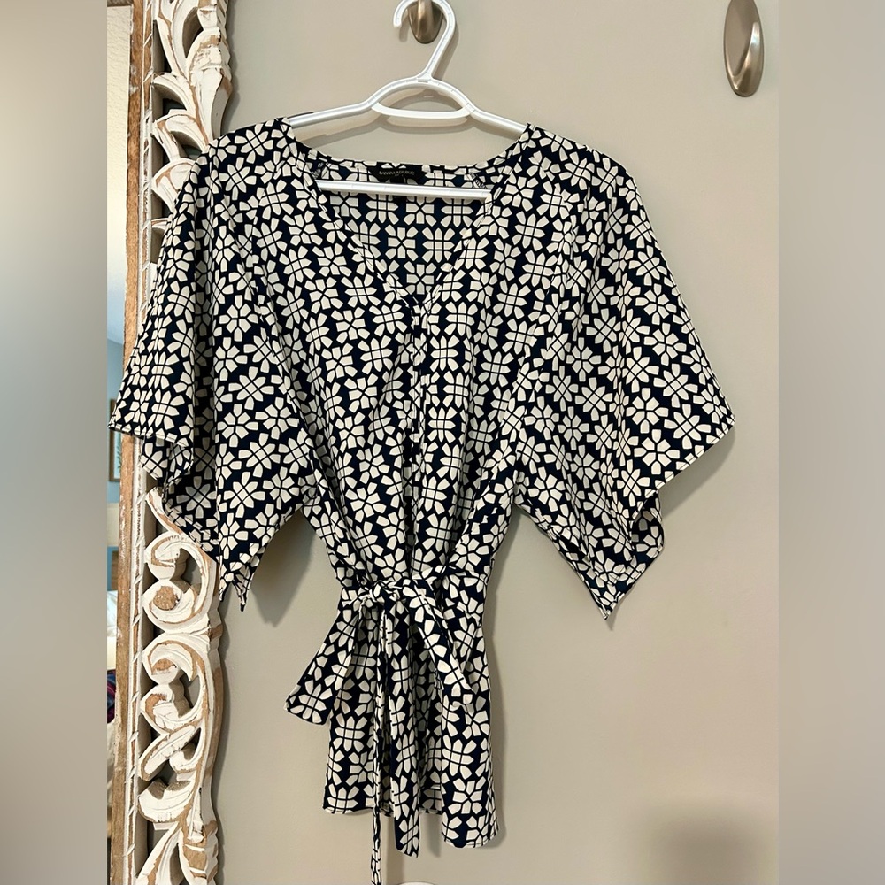 Banana Republic blouse with tie